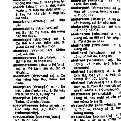 Từ Điển Anh - Việt