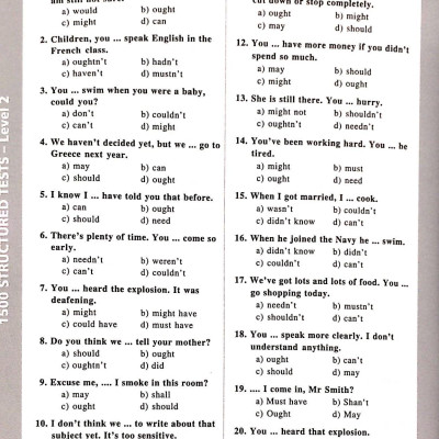 1500 Structured Tests Leve 2 (Không CD)