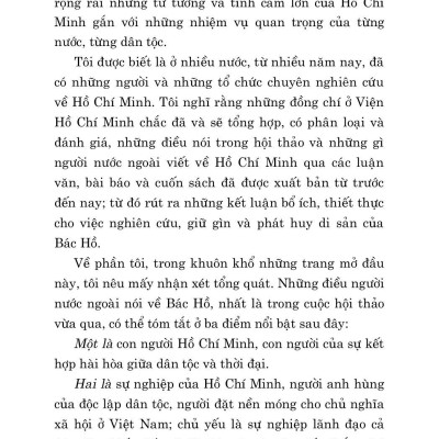 Hồ Chí Minh - Quá Khứ, Hiện Tại Và Tương Lai