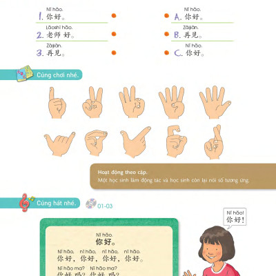 Sách- Combo: Giáo trình chuẩn YCT Tập 1 (Sách Bài Học - Bài Tập)+DVD