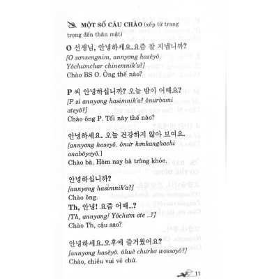 Tiếng Hàn Dùng Trong Chào Hỏi Xã Giao Hằng Ngày