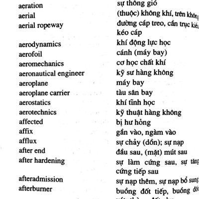 Từ Điển Cơ Khí Và Công Trình Anh -Việt 40.000 Từ