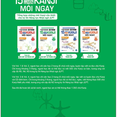 15 Phút Luyện Kanji Mỗi Ngày - Vol 2