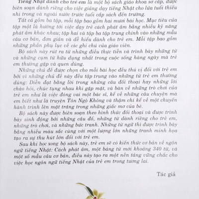 Tiếng Nhật Dành Cho Trẻ Em - Tập 3