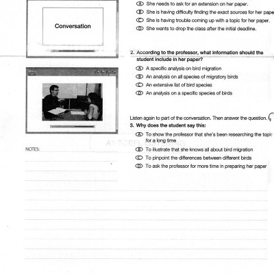 Sách - TOEFL iBT Listening (A1)