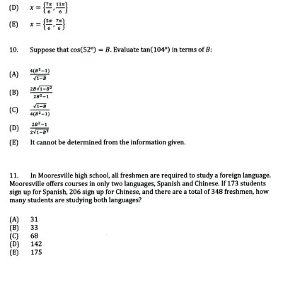 Bứt Phá Điểm Số Sat 2 Với 626 Bài Toán Khó – Questions For The Sat Mathematics Level 2 Subject Test