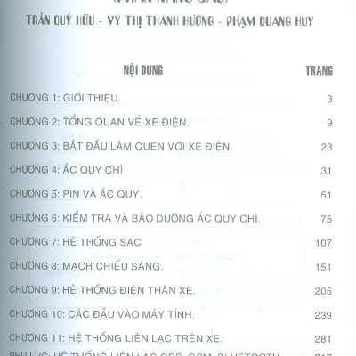 Hệ Thống Điện - Điện Tử Trên Ô Tô Đời Mới (Phần Nâng Cao) - Trần Qúy Hữu, Vy Thị Thanh Hường, Phạm Quang Huy 