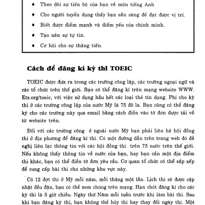 Luyện Kỹ Năng Nghe - Nói - Đọc - Viết Để Đạt Kết Quả Tốt Cho Kỳ Thi Toeic (Kèm CD)