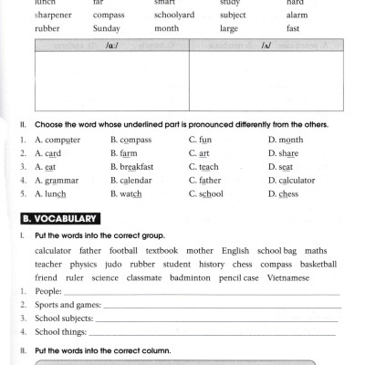 Bài Tập Thực Hành Tiếng Anh 6 (Có Đáp Án) - Dùng Kèm SGK TA 6 GLOBAL SUCCESS 