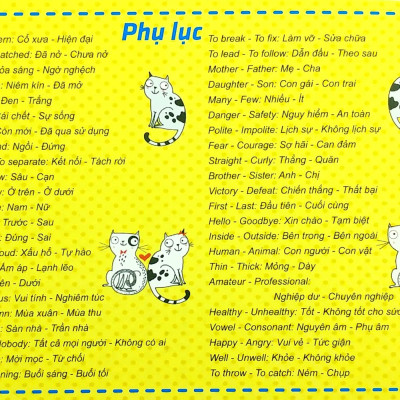 Những Cặp Từ Vựng Trái Nghĩa Và Trò Chơi Ghép Chữ - Opposite Words In Pictures (Tập 2)