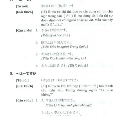 Các Mẫu Câu Tiếng Nhật Căn Bản