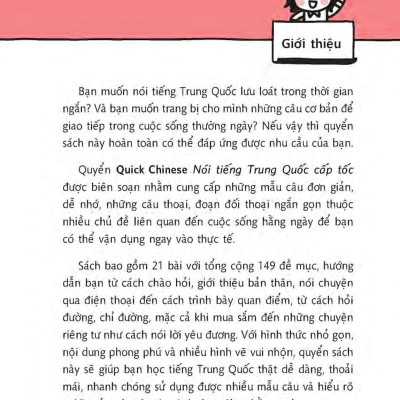 Quick Chinese – Nói Tiếng Trung Cấp Tốc (Kèm CD Hoặc File MP3)