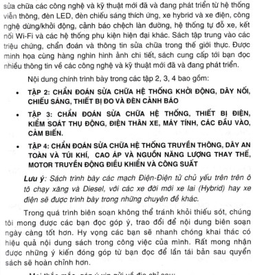 Chẩn Đoán, Sửa Chữa Các Mạch Điện, Điện Tử Trên Ô Tô