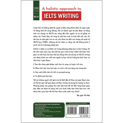 A Holistic Approach To IELTS Writing - Bản Quyền