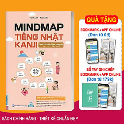 Mindmap Kanji tiếng Nhật – Dành cho trình độ sơ, trung cấp - Học kèm app