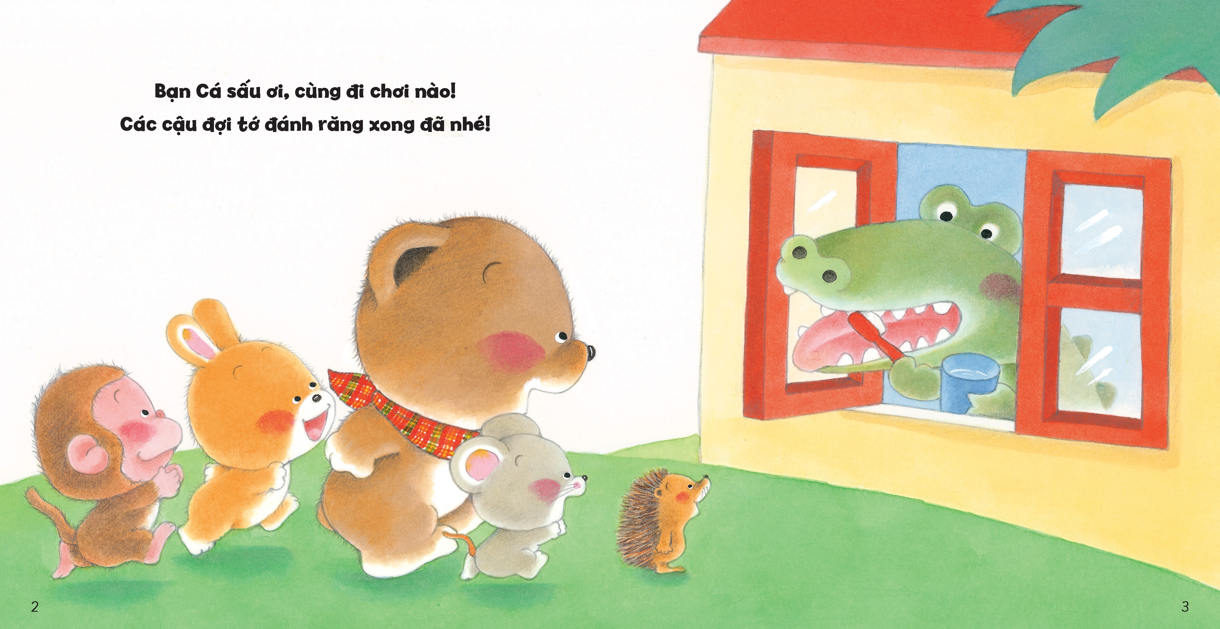 Tủ Sách Ehon Cho Bé - Đánh Răng - Bìa Cứng