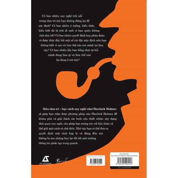 Sách Siêu Tâm Trí Học Cách Suy Nghĩ Như Sherlock Holmes - Bản Quyền