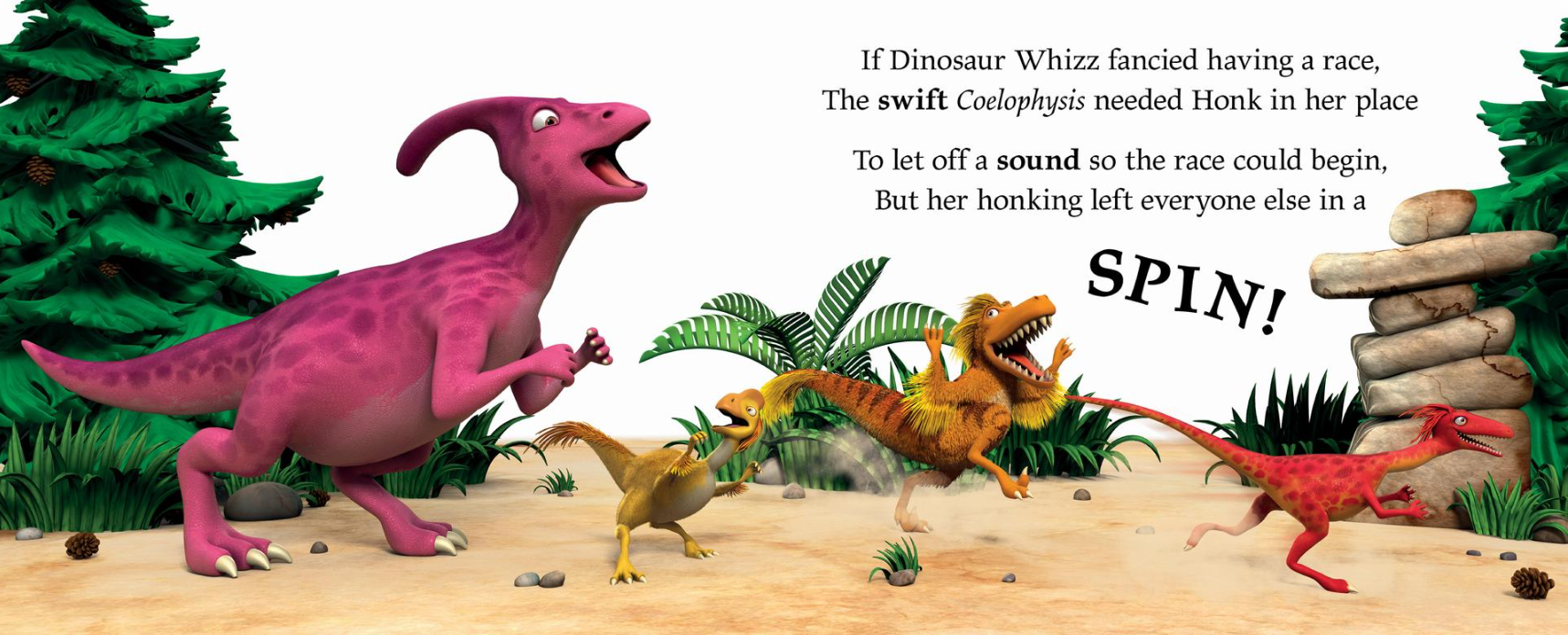 Dinosaur Honk! The Parasaurolophus