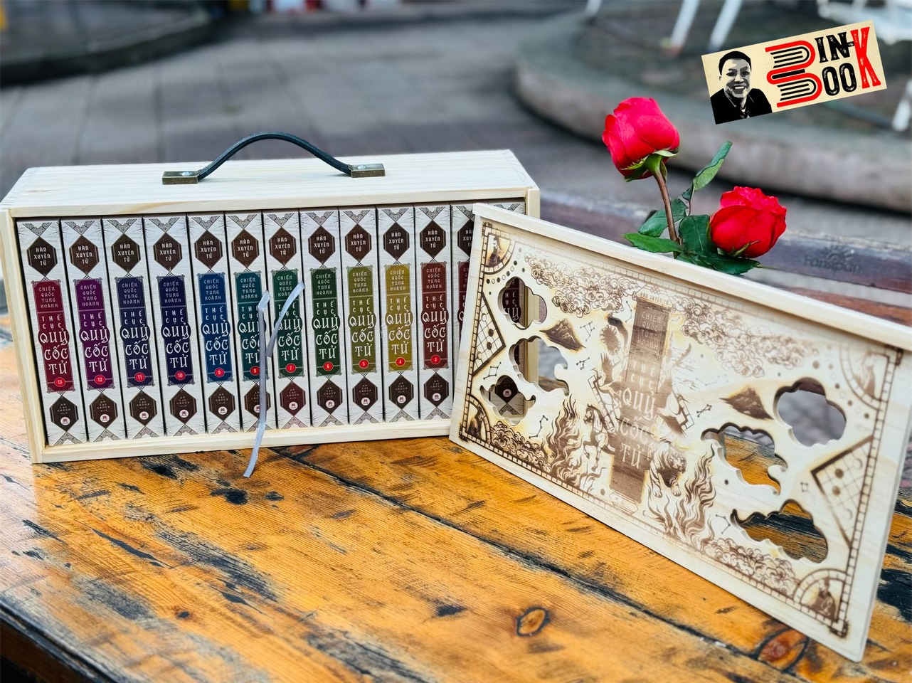 (Hộp gỗ giới hạn chỉ 600 bộ - nắp trượt quai da PU) BỘ THẾ CỤC QUỶ CỐC TỬ (trọn bộ 13 tập) - Hàn Xuyên Tử - Huy Hoang Bookstore