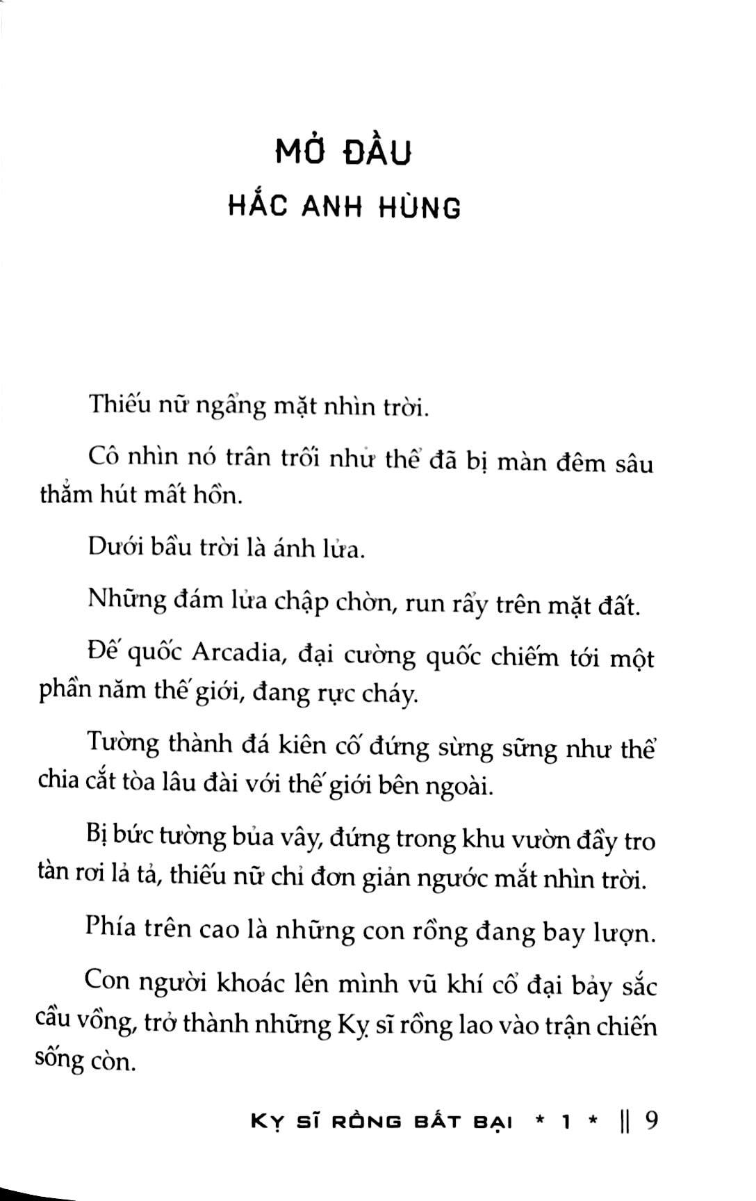 Kỵ Sĩ Rồng Bất Bại - Tập 1