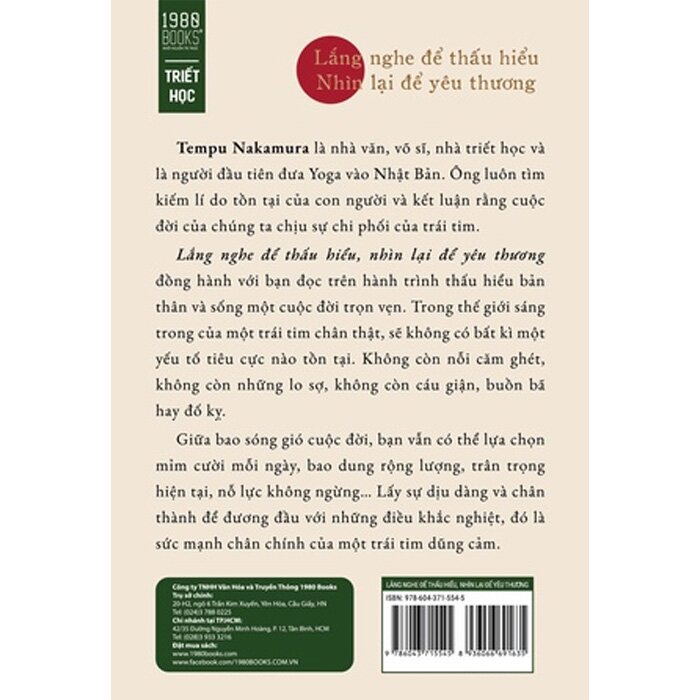 Lắng Nghe Để Thấu Hiểu Nhìn Lại Để Yêu Thương - Tempu Nakamura
