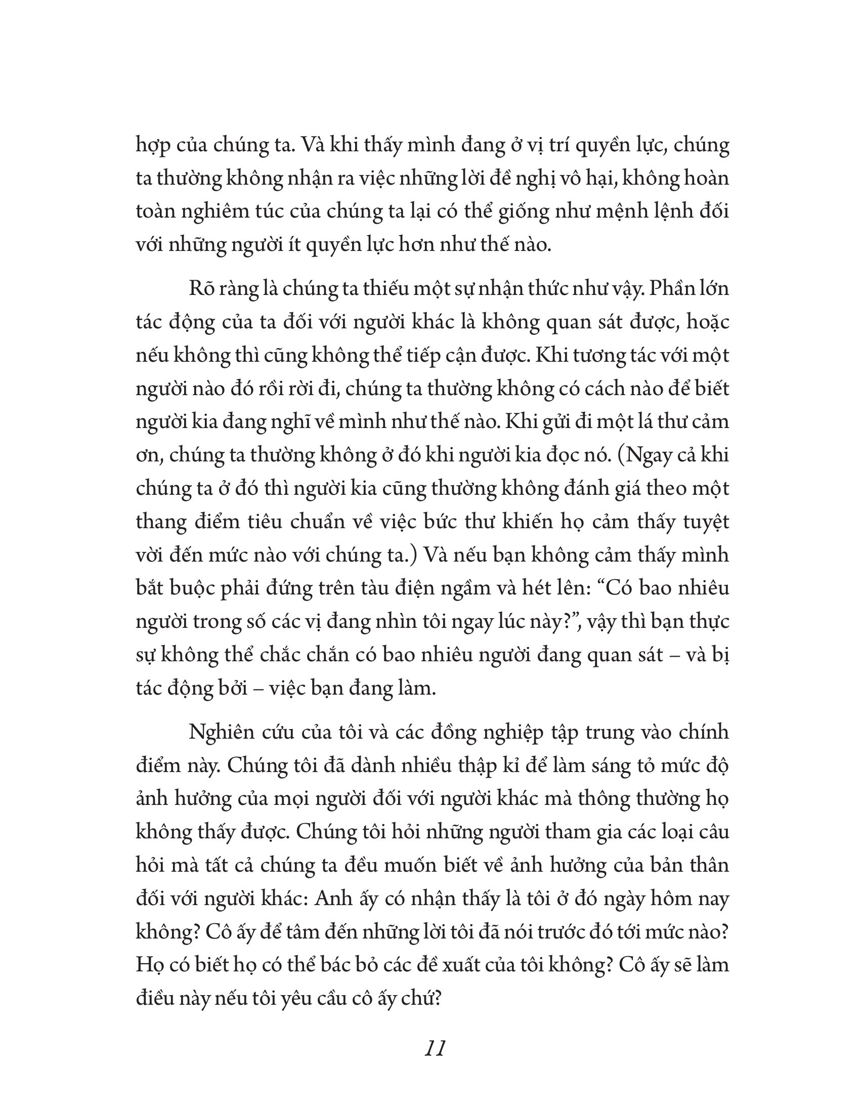 Bạn Có Nhiều Ảnh Hưởng Hơn Bạn Nghĩ