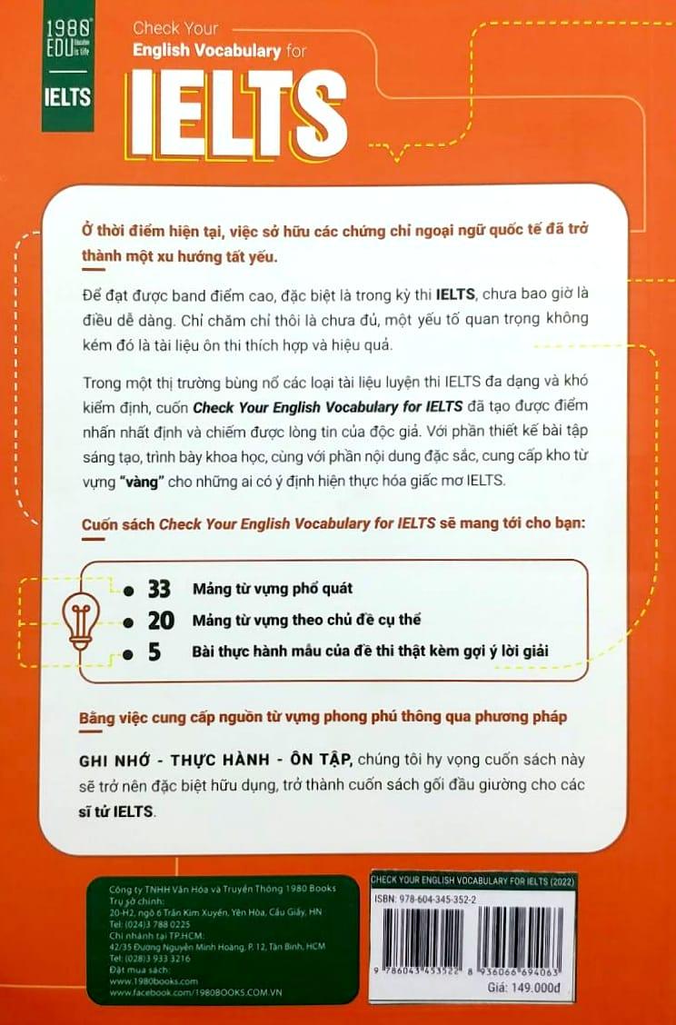 Check Your English Vocabulary For Ielts (Tái Bản 2022)