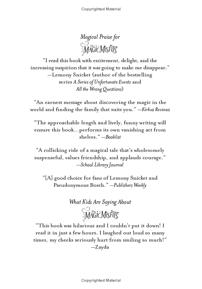 The Magic Misfits Series #2: The Second Story