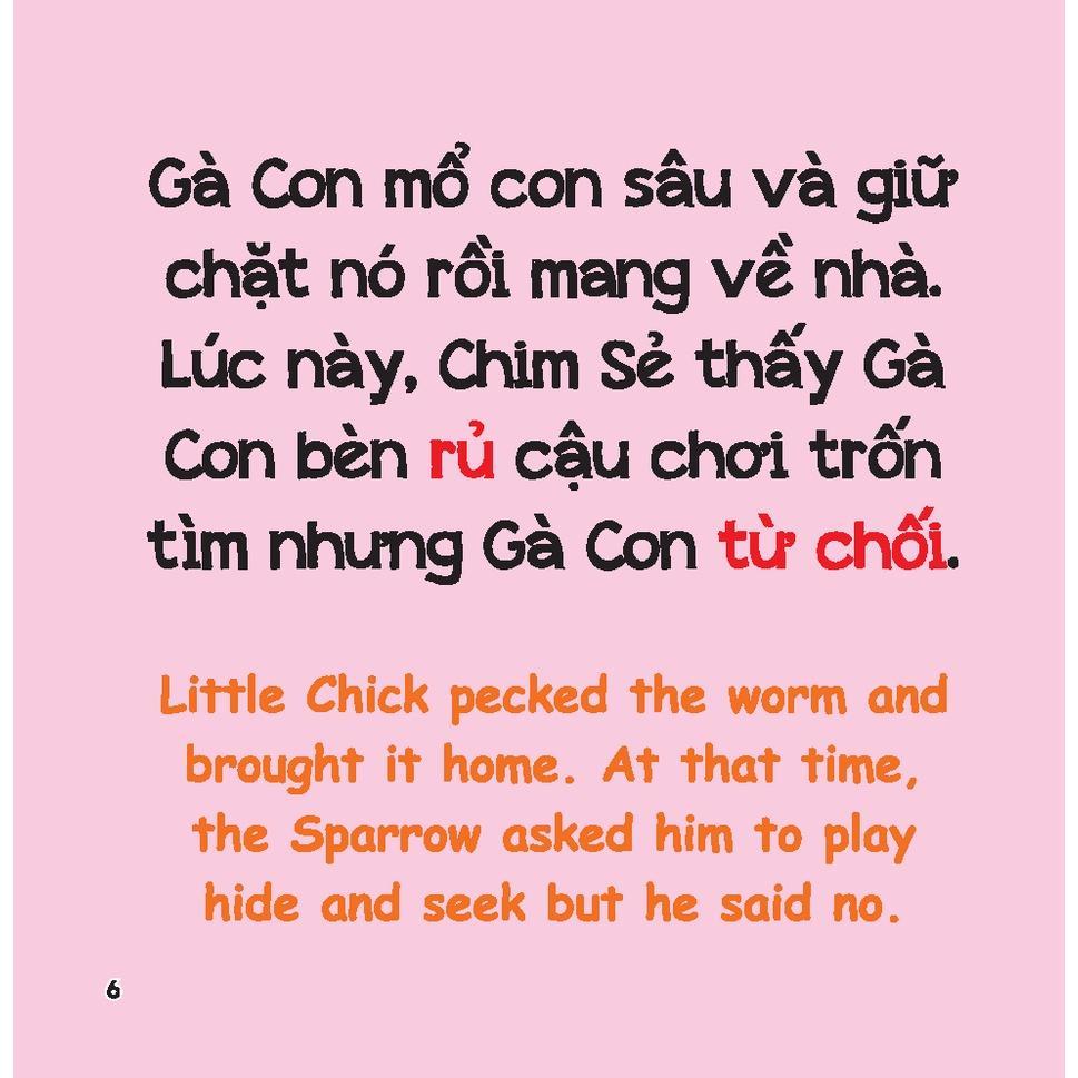 Sách - Rèn Luyện Kỹ Năng Giao Tiếp Bằng Tranh Cho Bé - Lời Yêu Thương - Song Ngữ Anh Việt - Minh Thắng