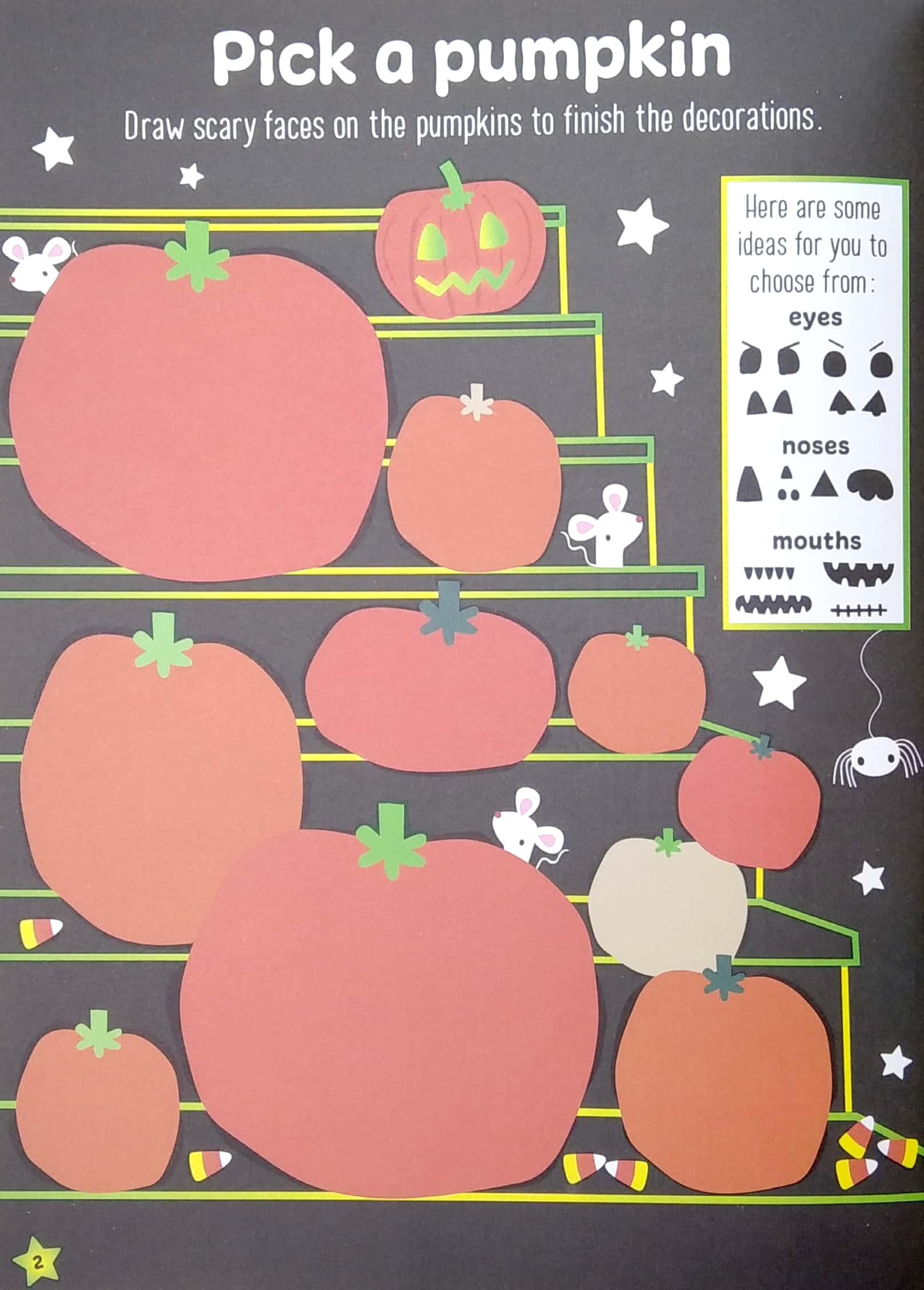Glow In The Dark Puffy Stickers Happy Halloween!