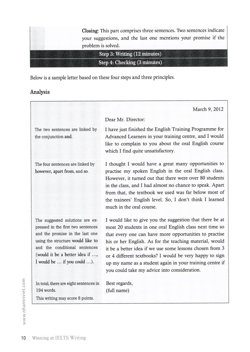 Winning At IELTS Writing (Không CD)