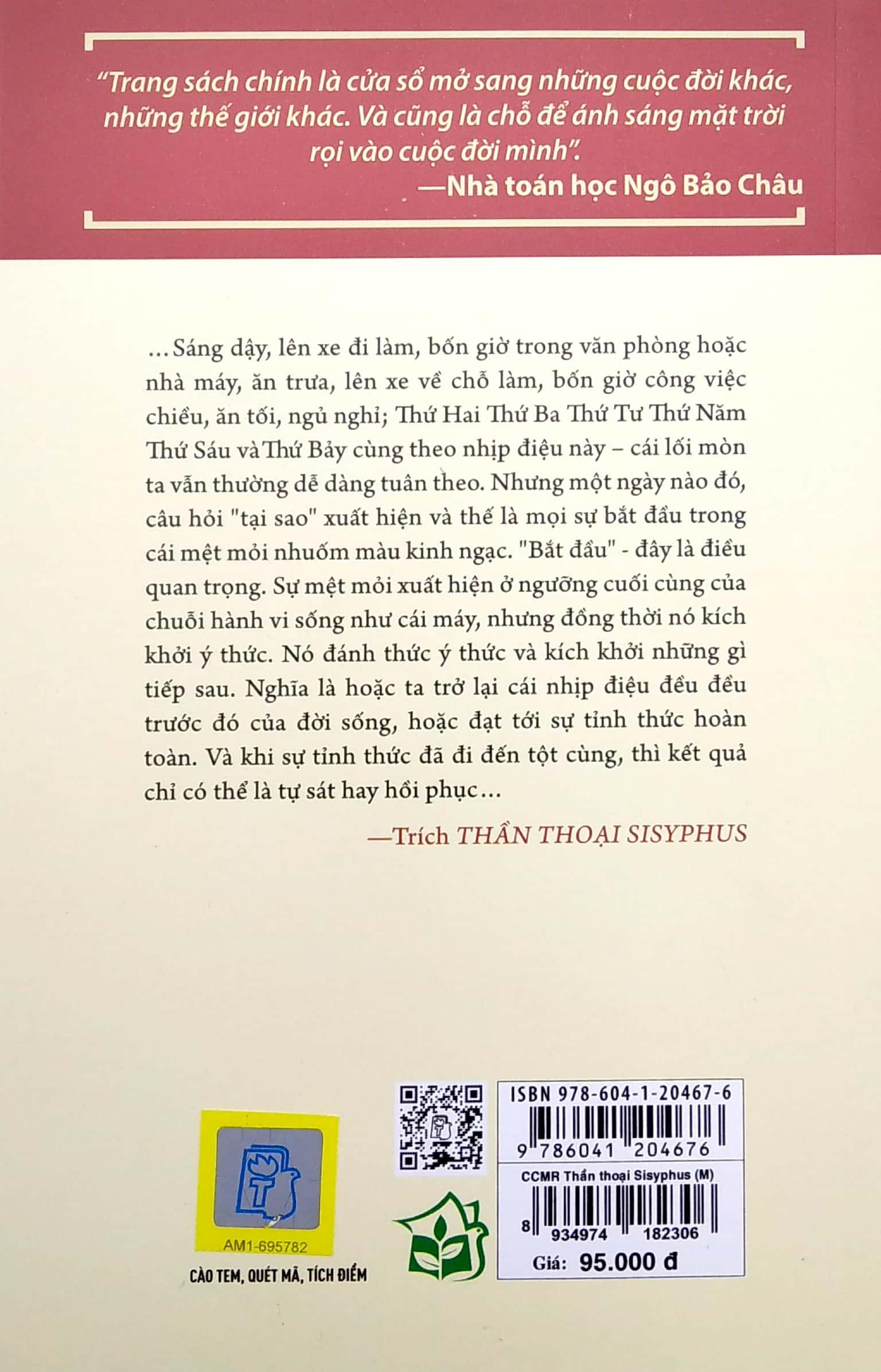 Thần Thoại Sisyphus (Tái Bản 2022)