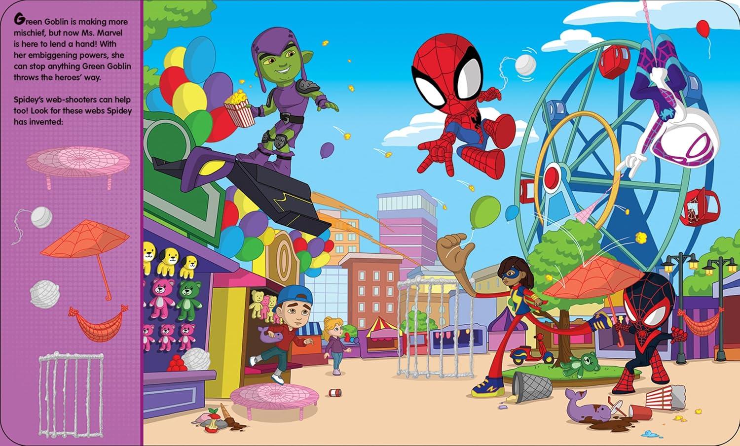 Sách ngoại văn: Little First Look And Find - Spidey & His Amazing Friends