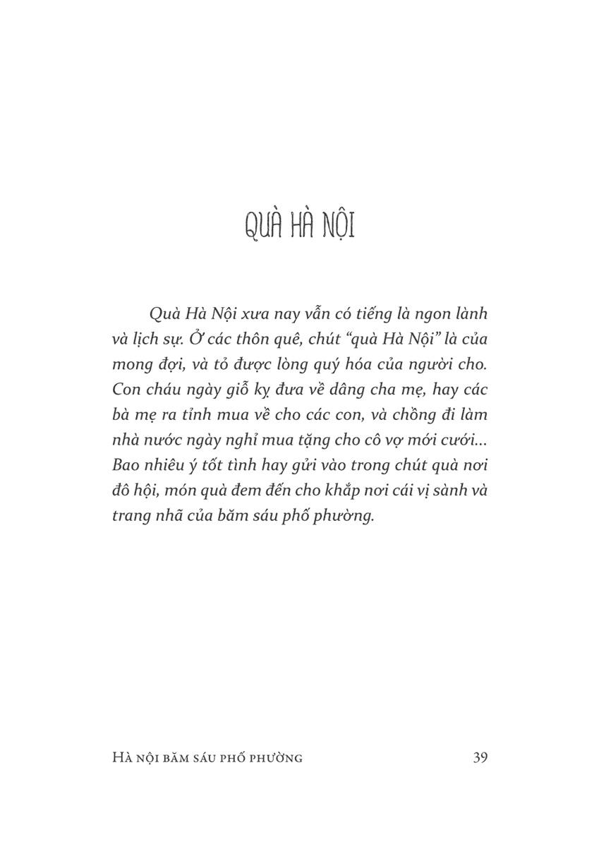 Hà Nội Băm Sáu Phố Phường (Tái bản 2019)