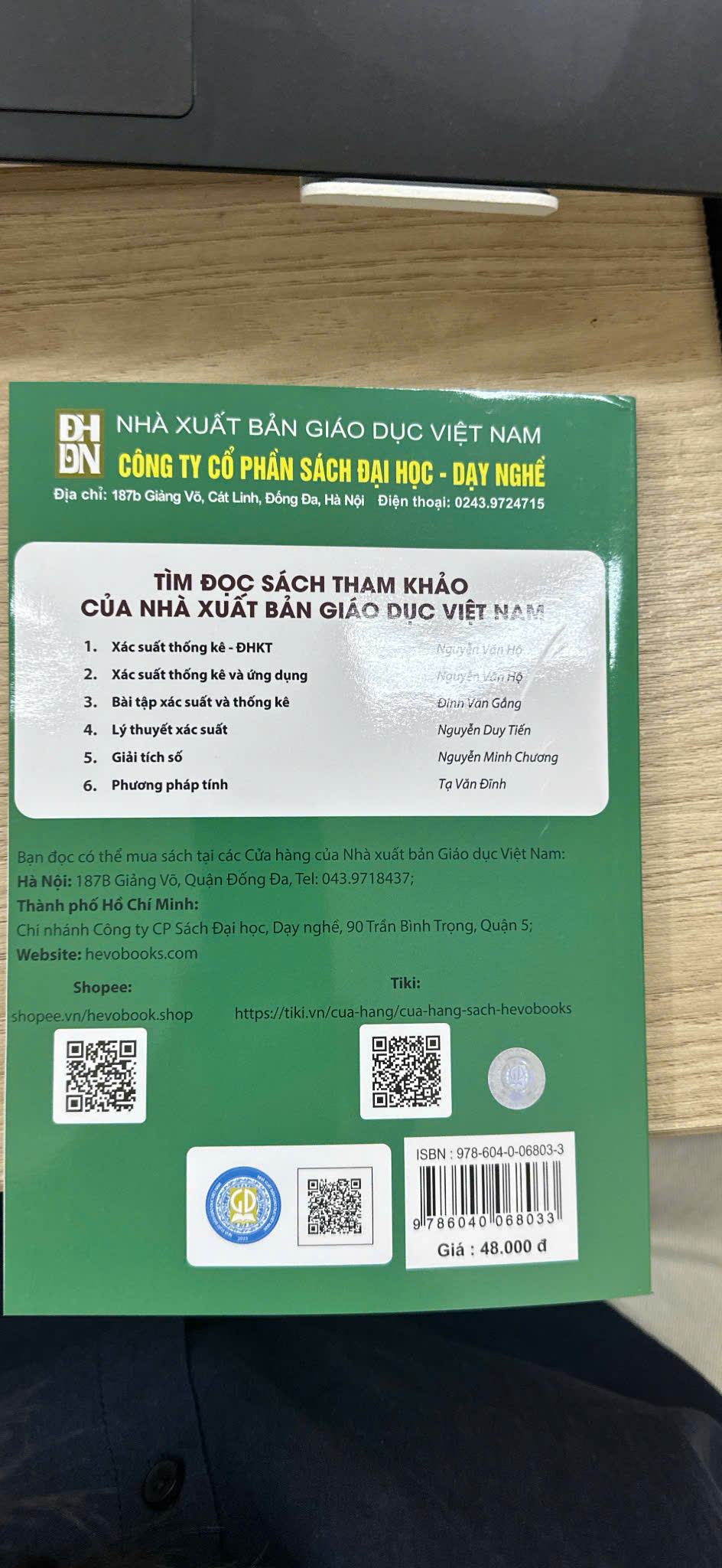 Mở đầu về lí thuyết xác suất và các ứng dụng tái bản mới nhất 2025