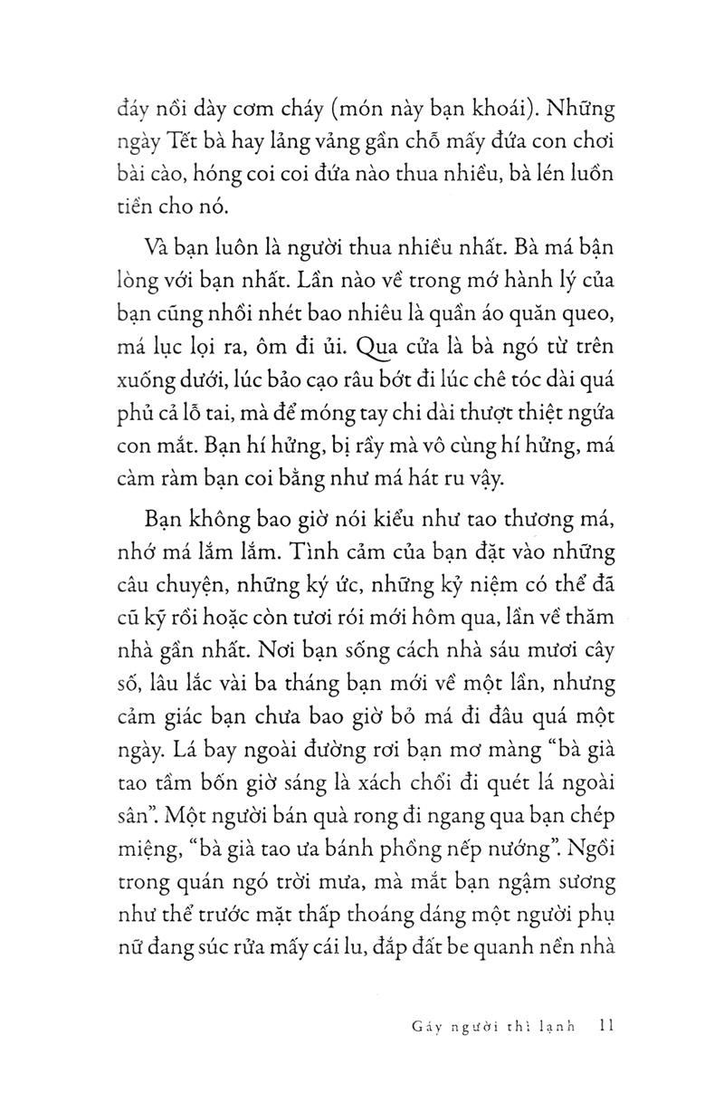 Gáy Người Thì Lạnh (Tái Bản 2022)