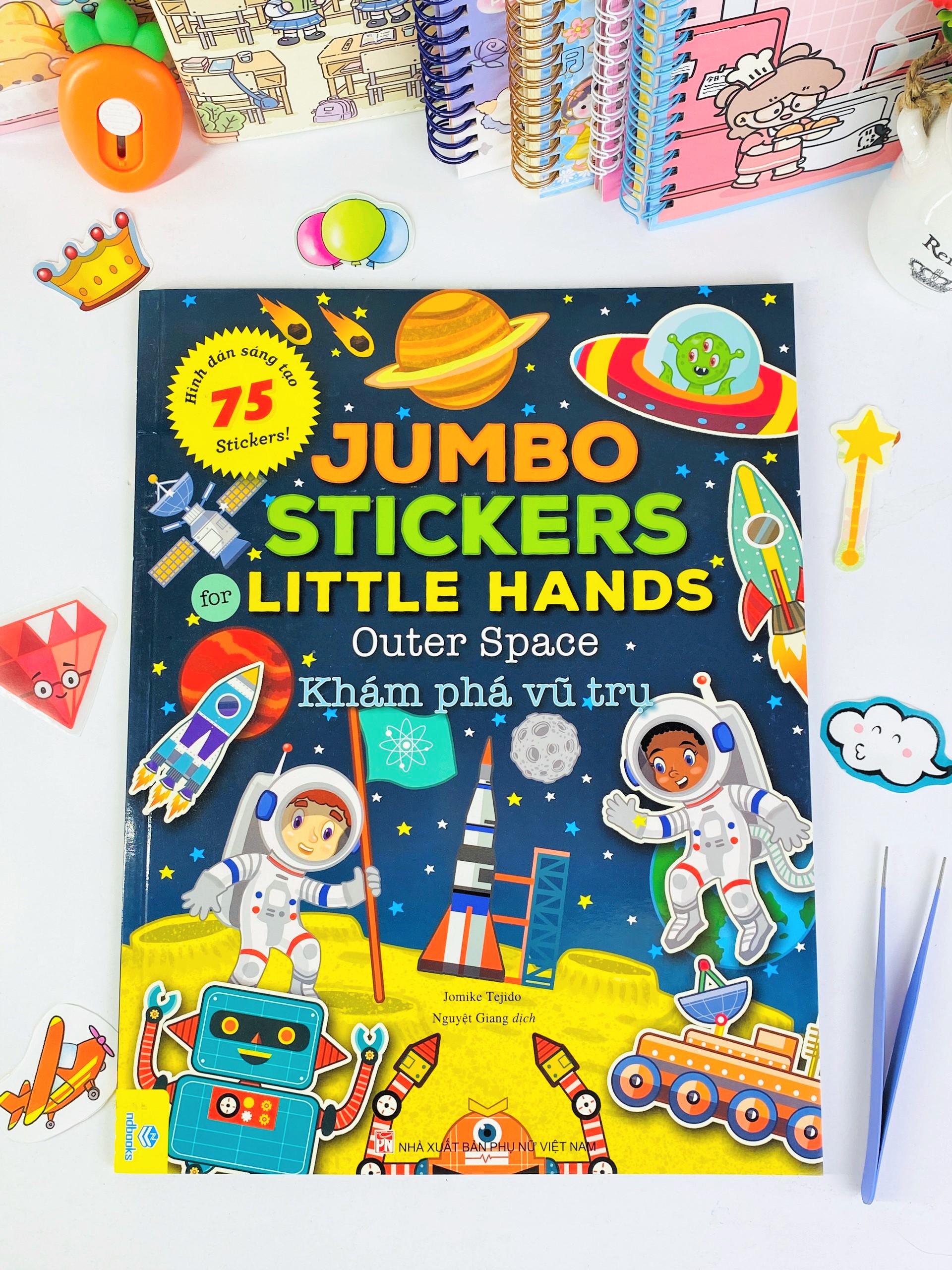 Sách - Jumbo Stickers For Little Hands - 75 Stickers! - ndbooks