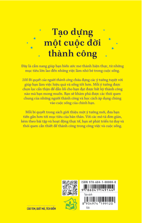 100 bí quyết của người thành công - Những bài tập nhỏ thay đổi cuộc đời