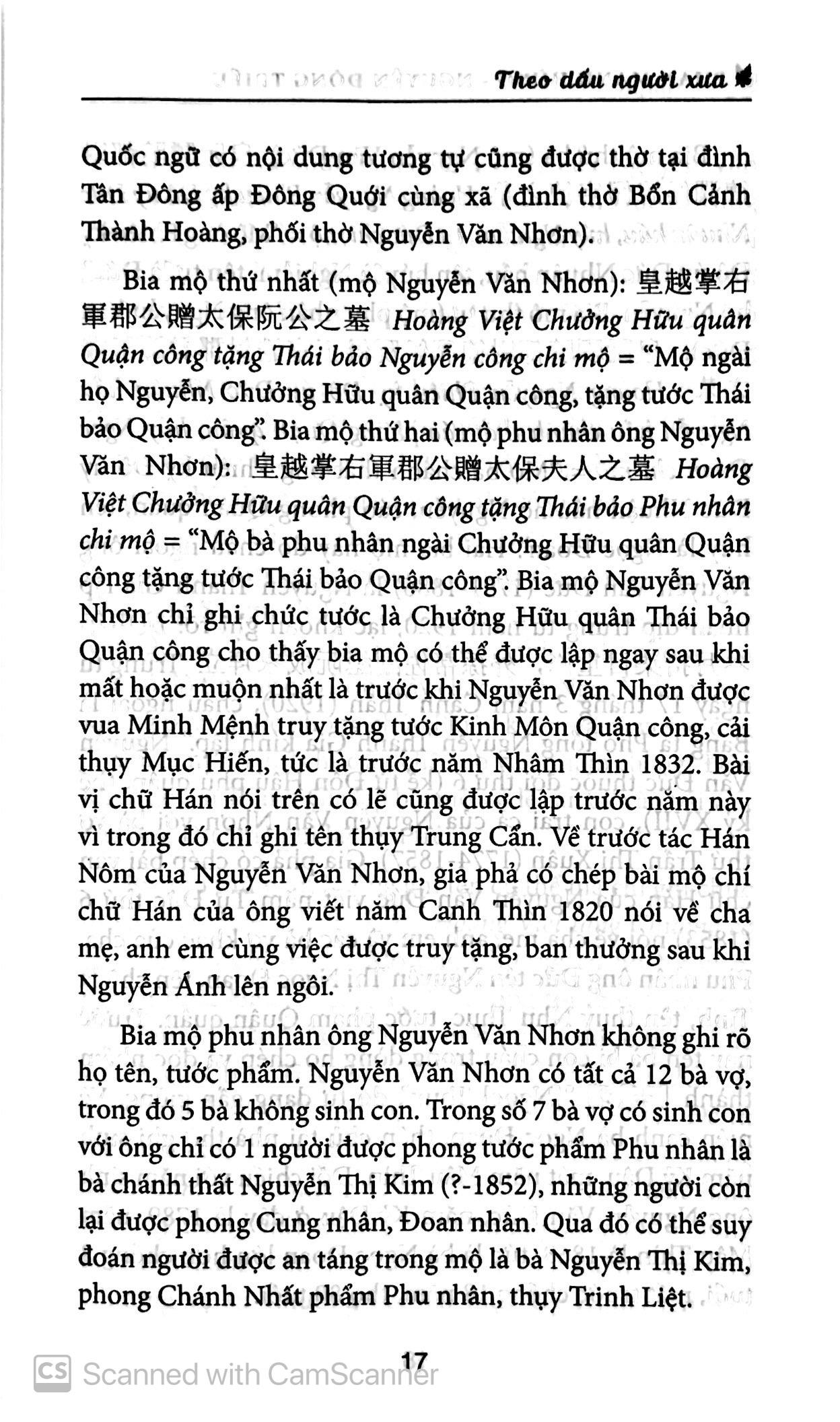 Theo Dấu Người Xưa