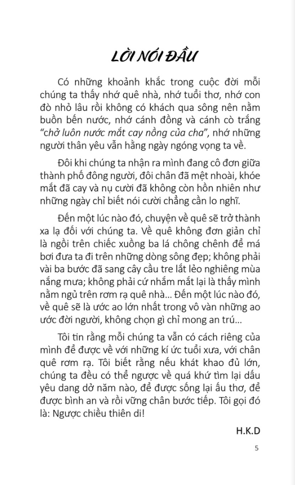 Ngược Chiều Thiên Di - Tạp Văn