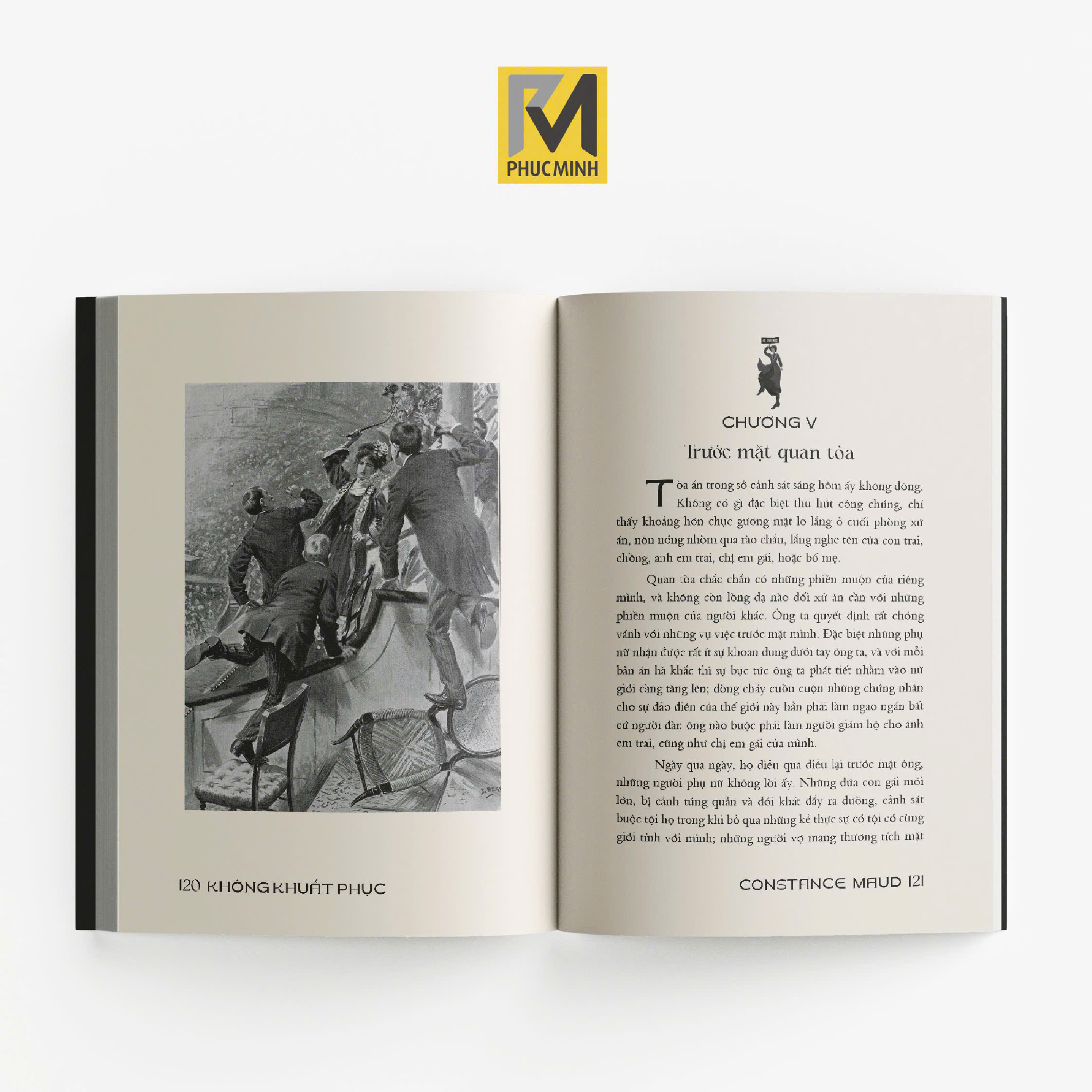 KHÔNG KHUẤT PHỤC – Constance Maud - Phúc Minh Books