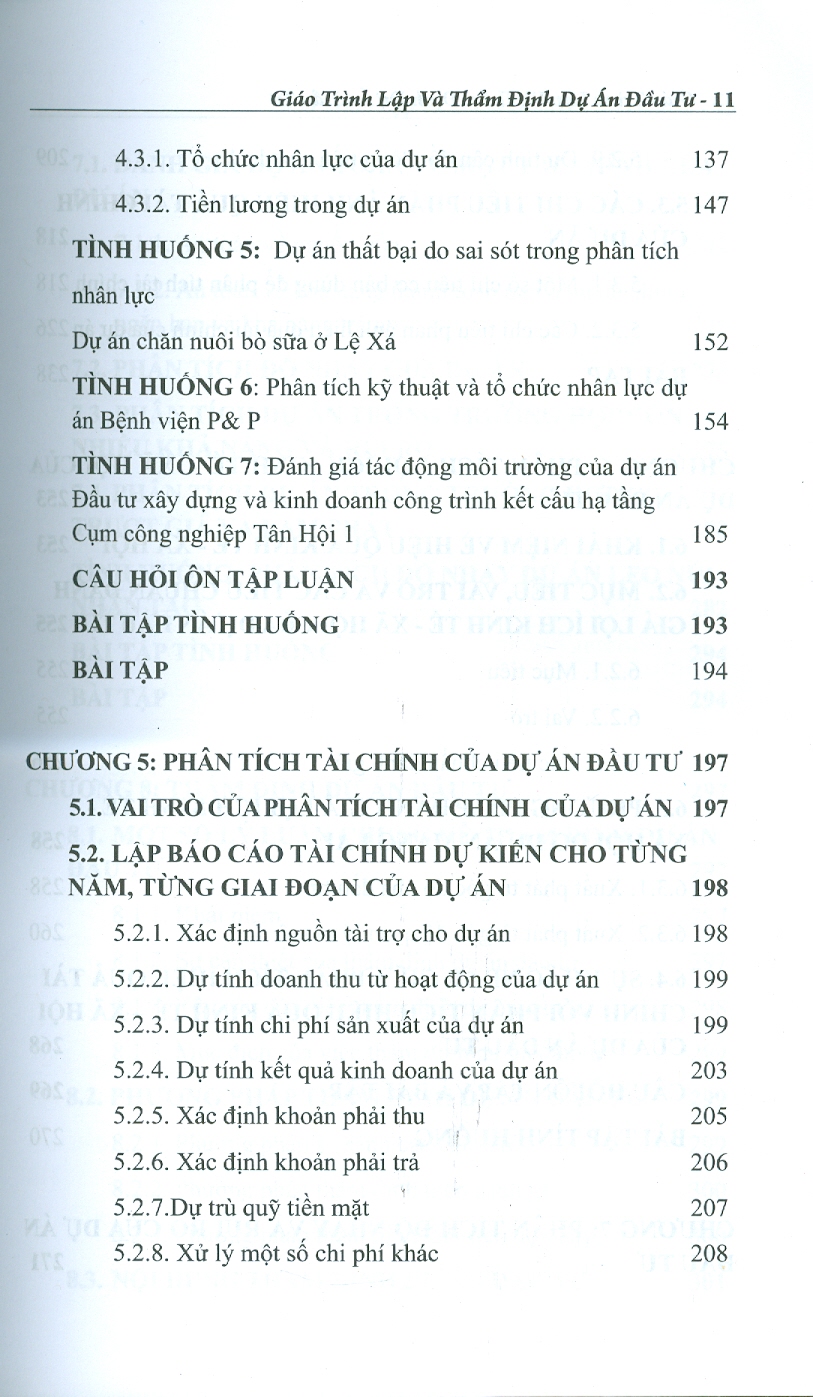 Giáo trình Lập Và Thẩm Định Dự Án Đầu Tư: Lý Thuyết - Tình Huống Thực Tế Và Bài Tập (Sách dành cho những người muốn khởi nghiệp thành công) - Đỗ Phú Trần Tình (Chủ biên); Nguyễn Thanh Huyền; Nguyễn Văn Nên; Trần Thị Kim Đào; Lê Thị Phương Loan)
