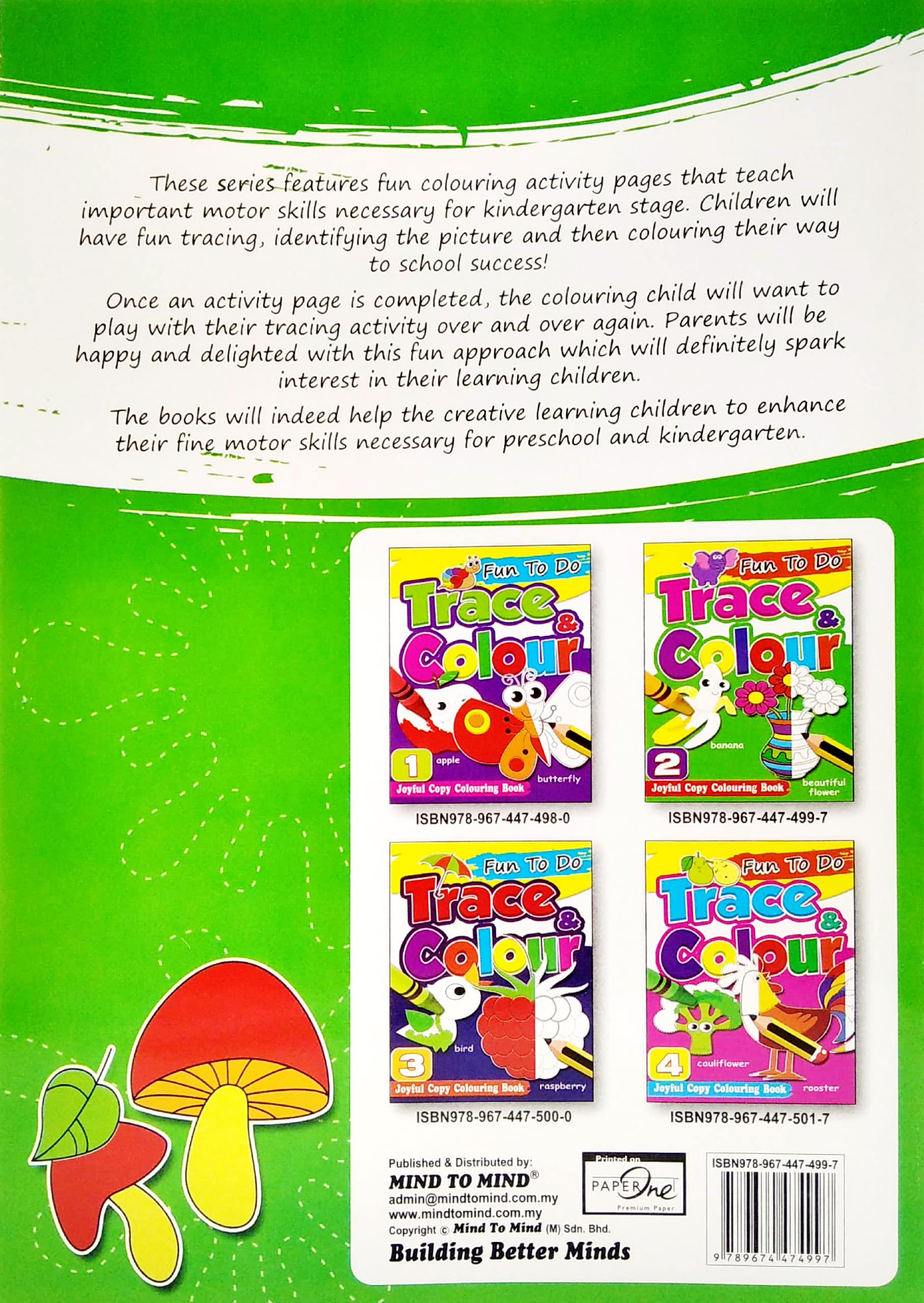 Fun To Do Trace & Colours Book 2