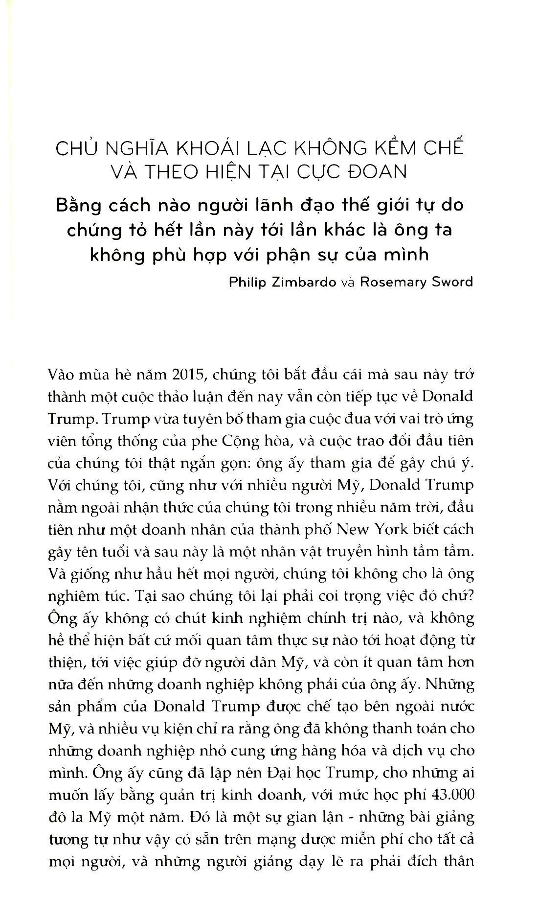 Donald Trump Dưới Góc Nhìn Của Tâm Lý Học