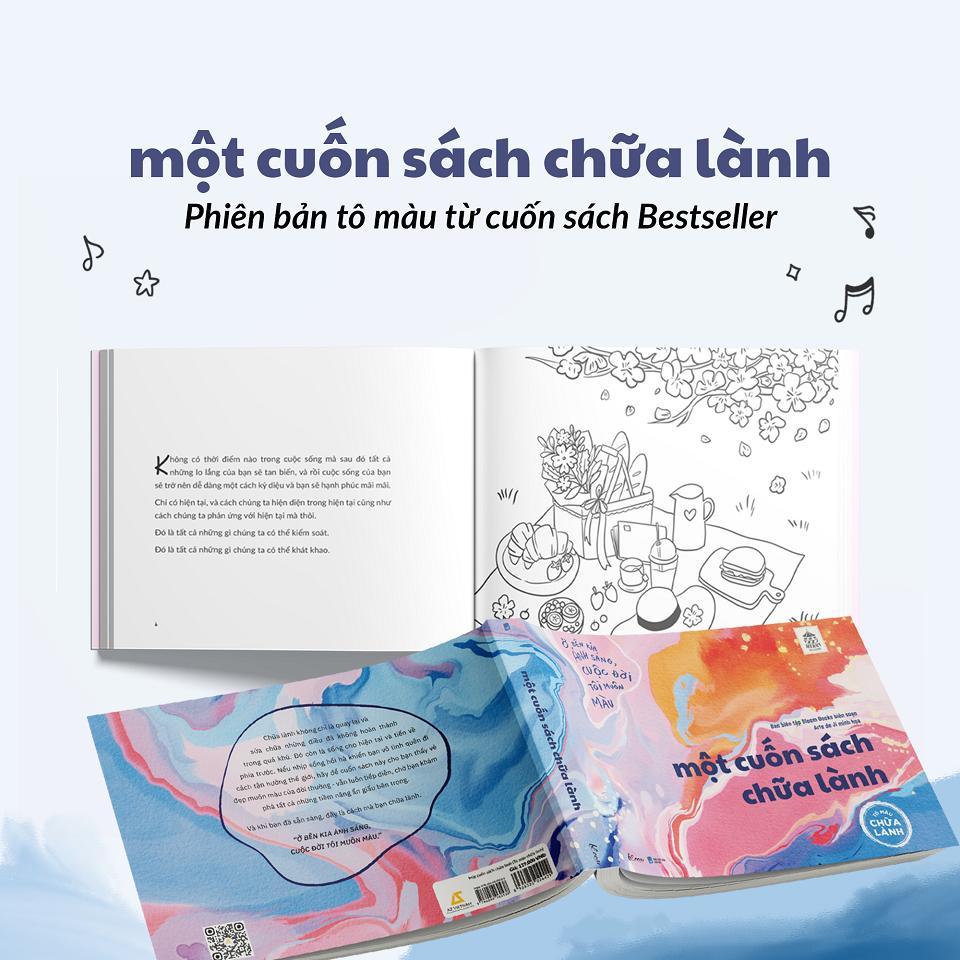 Sách Tô Màu - Một Cuốn Sách Chữa Lành - Tô Màu Chữa Lành - AZ Việt Nam