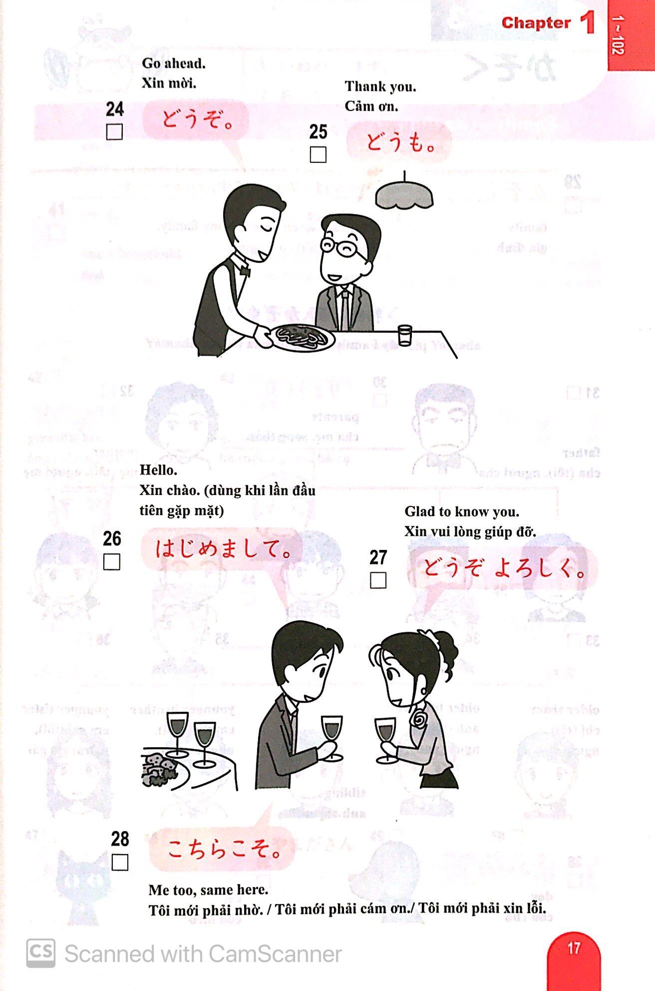 1000 Từ Vựng Cần Thiết Cho Kỳ Thi Năng Lực Nhật Ngữ N5