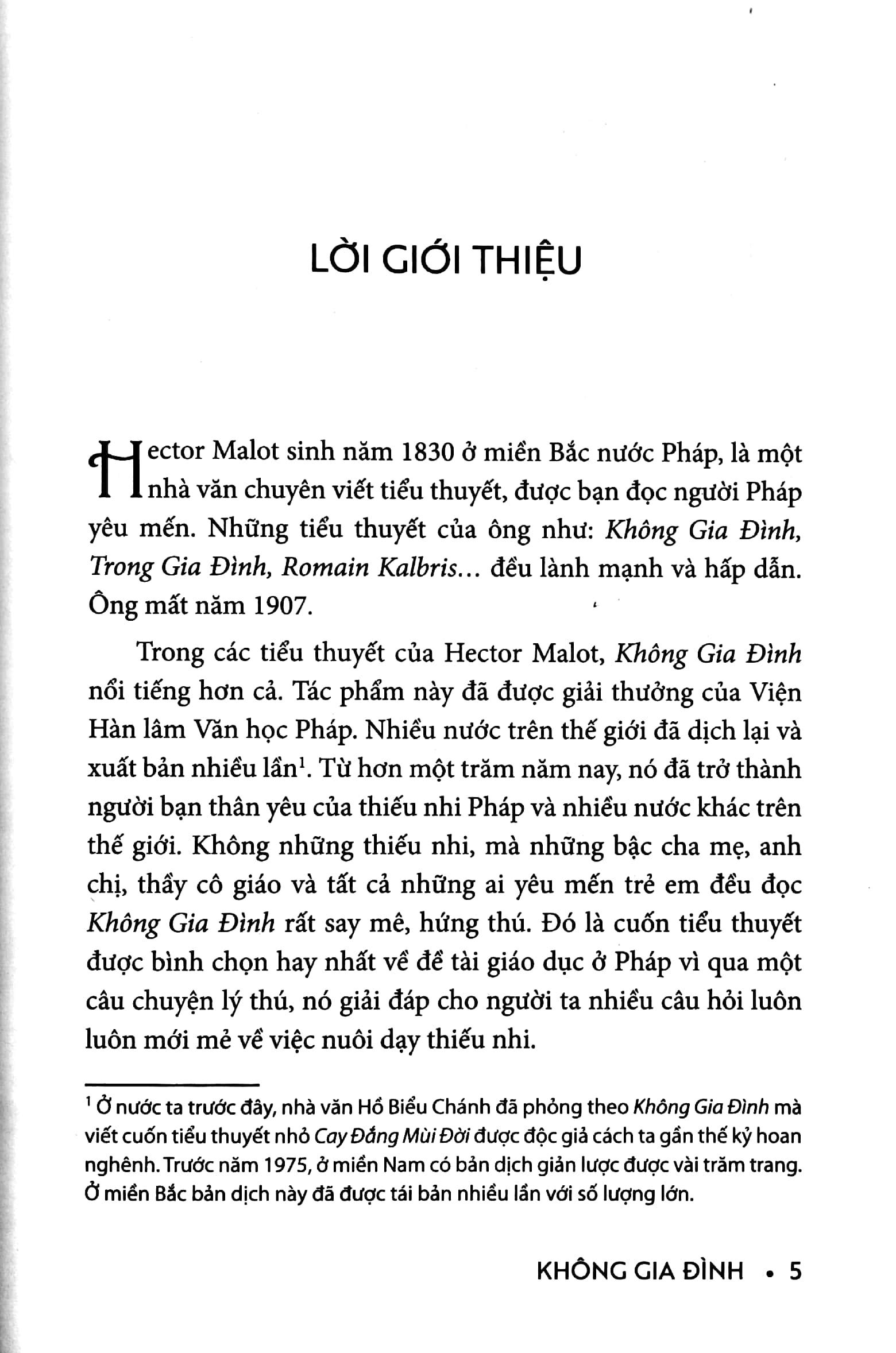 Không Gia Đình (Tái Bản 2022)