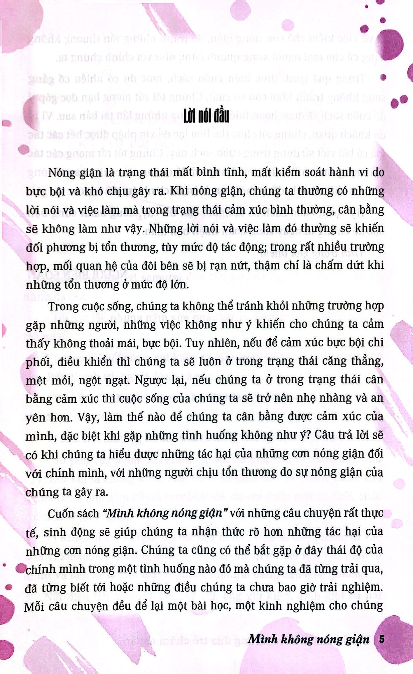 Thói Quen Tốt Của Những Đứa Trẻ Chăm Ngoan - Mình Không Nóng Giận