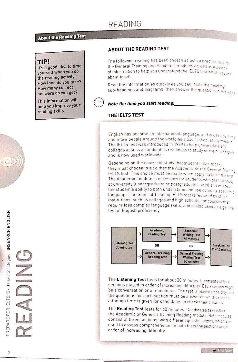 IELTS Skills Reading & Writing Book Two
