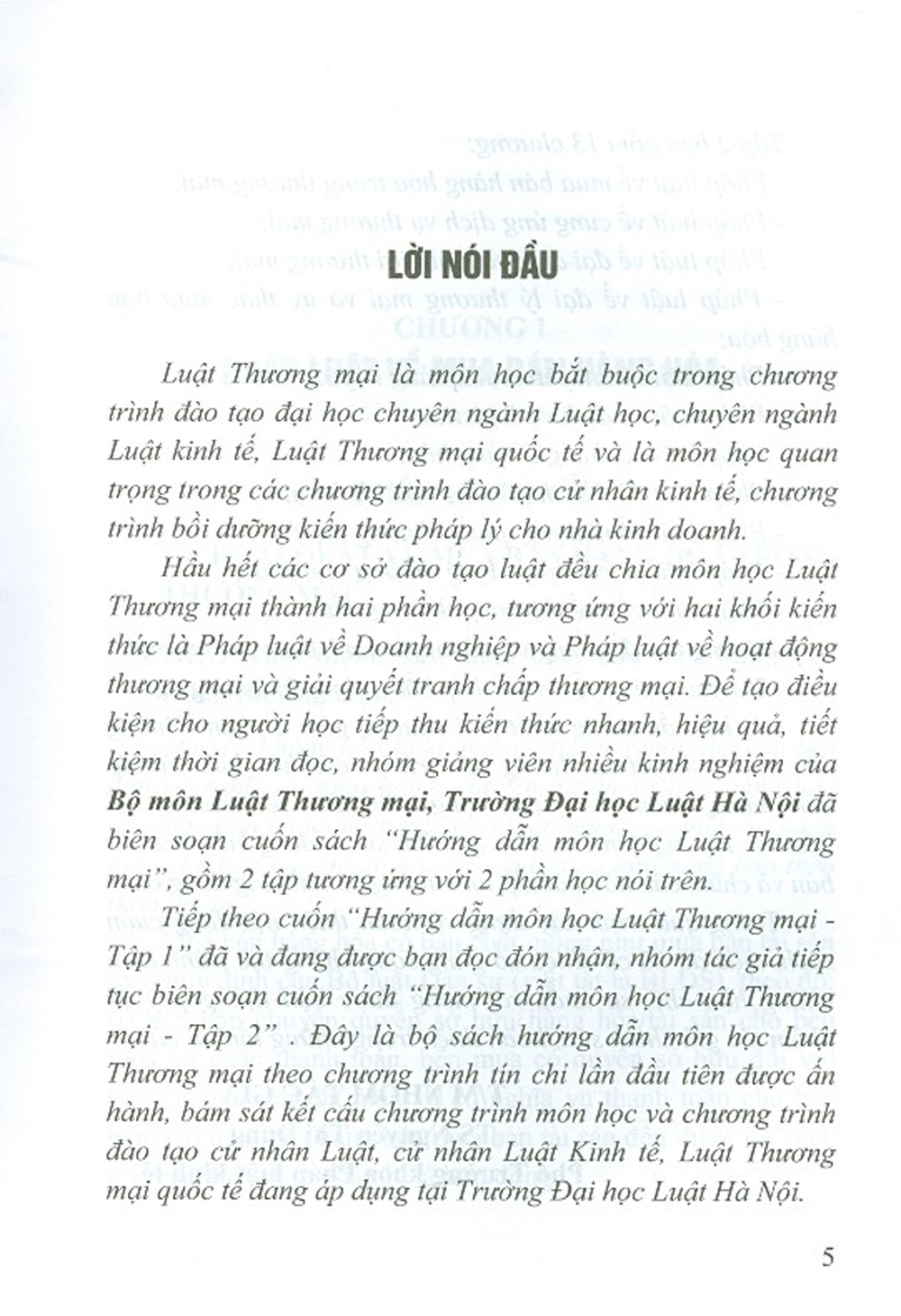 Hướng Dẫn Môn Học Luật Thương Mại - Tập 2 (Tái bản năm 2020)
